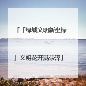 「绿城文明新坐标」文明花开满荥泽