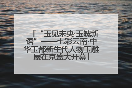 “玉见未央·玉魄新语”——七彩云南·中华玉都新生代人物玉雕展在京盛大开幕