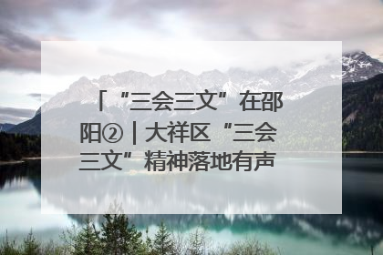 “三会三文”在邵阳②｜大祥区“三会三文”精神落地有声 以实干实绩助力区域高质量发展