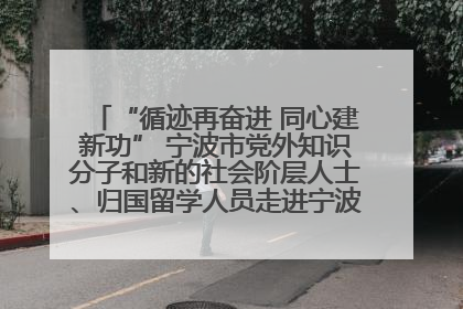 “循迹再奋进 同心建新功” 宁波市党外知识分子和新的社会阶层人士、归国留学人员走进宁波舟山港穿山港区