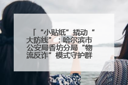 “小贴纸”撬动“大防线”：哈尔滨市公安局香坊分局“物流反诈”模式守护群众“钱袋子”