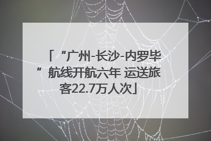 “广州-长沙-内罗毕”航线开航六年 运送旅客22.7万人次