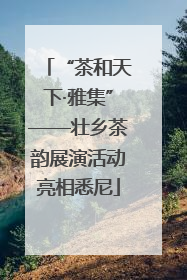 “茶和天下·雅集”——壮乡茶韵展演活动亮相悉尼