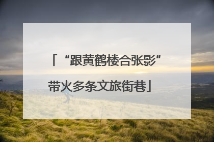 “跟黄鹤楼合张影”带火多条文旅街巷