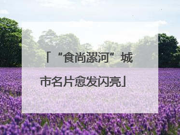 “食尚漯河”城市名片愈发闪亮