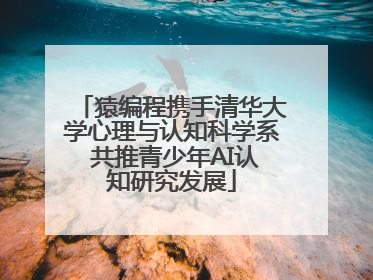 猿编程携手清华大学心理与认知科学系 共推青少年AI认知研究发展