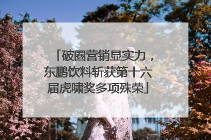 破圈营销显实力，东鹏饮料斩获第十六届虎啸奖多项殊荣