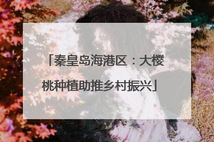 秦皇岛海港区：大樱桃种植助推乡村振兴