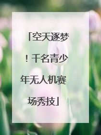 空天逐梦！千名青少年无人机赛场秀技