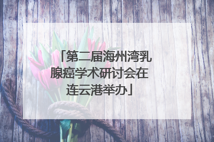 第二届海州湾乳腺癌学术研讨会在连云港举办