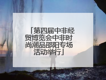 第四届中非经贸博览会中非时尚潮品邵阳专场活动举行