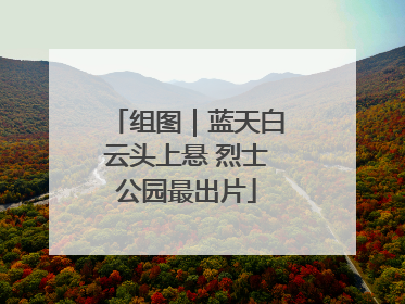 组图｜蓝天白云头上悬 烈士公园最出片