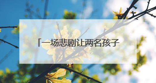 一场悲剧让两名孩子成“事实孤儿”，一次救助让希望重燃
