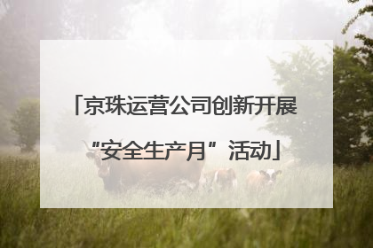 京珠运营公司创新开展“安全生产月”活动