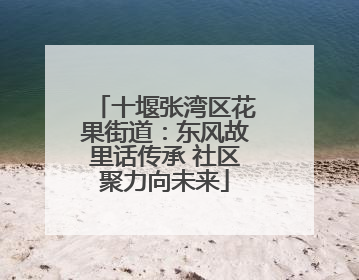 十堰张湾区花果街道：东风故里话传承 社区聚力向未来
