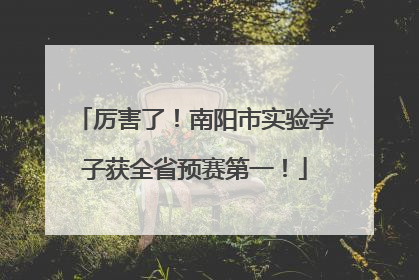 厉害了！南阳市实验学子获全省预赛第一！