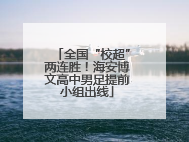 全国“校超”两连胜！海安博文高中男足提前小组出线
