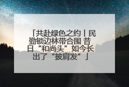 共赴绿色之约丨民勤锁边林带合围 昔日“和尚头”如今长出了“披肩发”