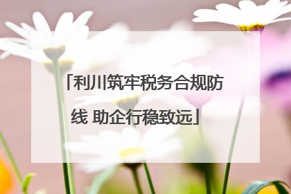 利川筑牢税务合规防线 助企行稳致远