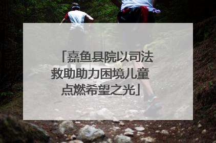 嘉鱼县院以司法救助助力困境儿童点燃希望之光