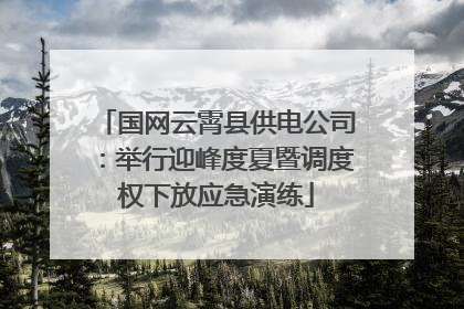 国网云霄县供电公司：举行迎峰度夏暨调度权下放应急演练