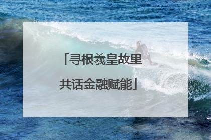 寻根羲皇故里 共话金融赋能