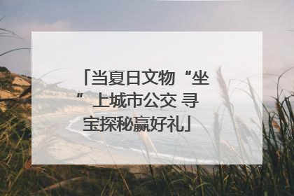 当夏日文物“坐”上城市公交 寻宝探秘赢好礼