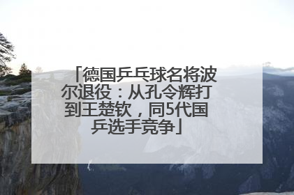 德国乒乓球名将波尔退役：从孔令辉打到王楚钦，同5代国乒选手竞争