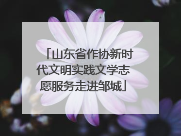 山东省作协新时代文明实践文学志愿服务走进邹城