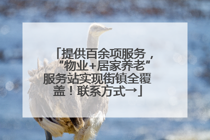提供百余项服务，“物业+居家养老”服务站实现街镇全覆盖！联系方式→