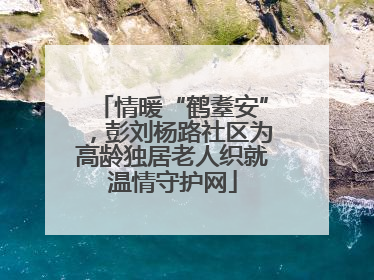 情暖“鹤耋安”，彭刘杨路社区为高龄独居老人织就温情守护网