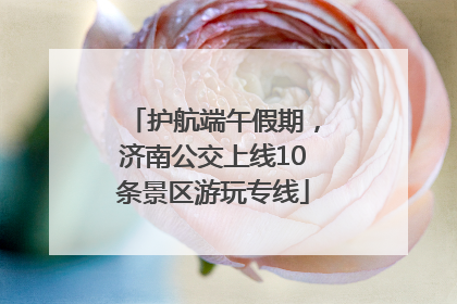 护航端午假期，济南公交上线10条景区游玩专线