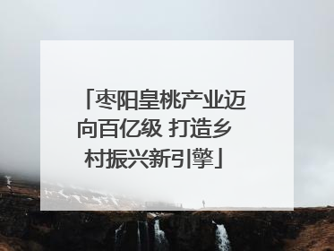枣阳皇桃产业迈向百亿级 打造乡村振兴新引擎