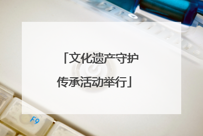 文化遗产守护传承活动举行