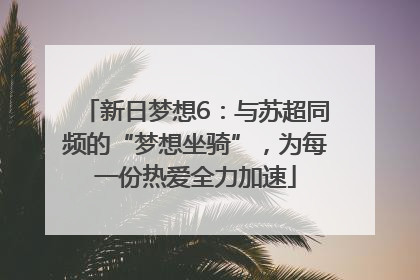 新日梦想6：与苏超同频的“梦想坐骑”，为每一份热爱全力加速