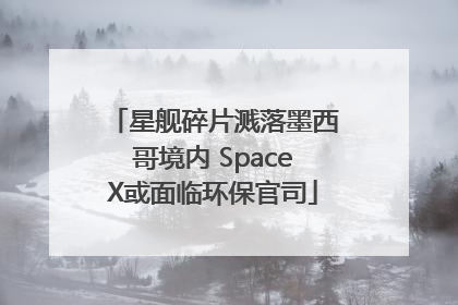 星舰碎片溅落墨西哥境内 SpaceX或面临环保官司