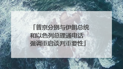 普京分别与伊朗总统和以色列总理通电话 强调重启谈判重要性