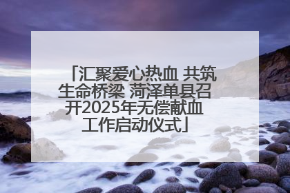 汇聚爱心热血 共筑生命桥梁 菏泽单县召开2025年无偿献血工作启动仪式