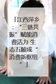 江西萍乡：“三链共振”赋能消费活力 生态五陂成“消费新枢纽”