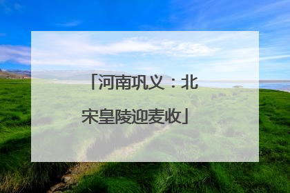 河南巩义：北宋皇陵迎麦收