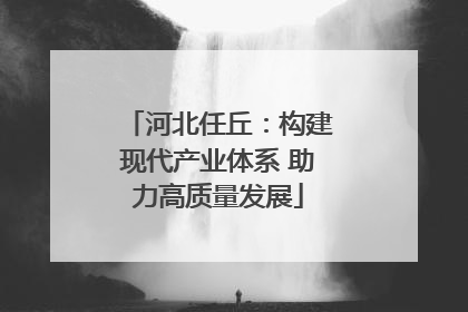 河北任丘：构建现代产业体系 助力高质量发展