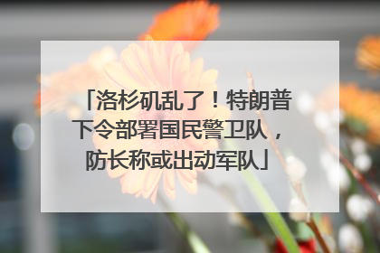 洛杉矶乱了！特朗普下令部署国民警卫队，防长称或出动军队