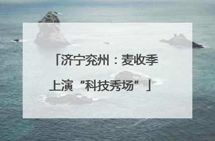 济宁兖州：麦收季上演“科技秀场”