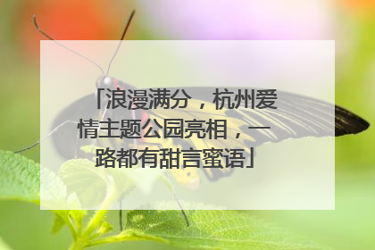 浪漫满分，杭州爱情主题公园亮相，一路都有甜言蜜语