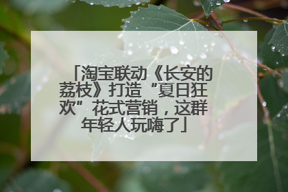 淘宝联动《长安的荔枝》打造“夏日狂欢”花式营销，这群年轻人玩嗨了