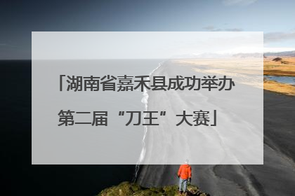 湖南省嘉禾县成功举办第二届“刀王”大赛