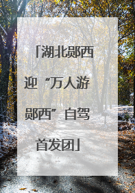 湖北郧西迎“万人游郧西”自驾首发团