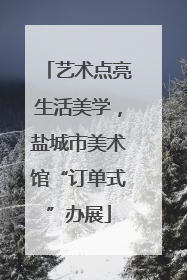 艺术点亮生活美学，盐城市美术馆“订单式”办展