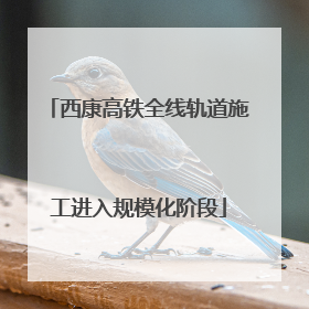 西康高铁全线轨道施工进入规模化阶段