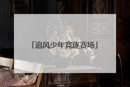 追风少年竞逐赛场